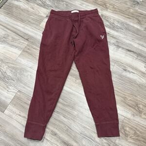 American Eagle AE Super Soft Icon Joggers Maroon Size Small Women’s Pocket